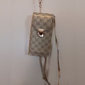 Michaoe Kors MK Beige  Crossbody Bag